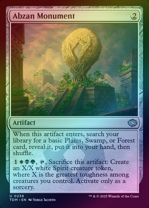 Abzan Monument (Foil) (TDM)