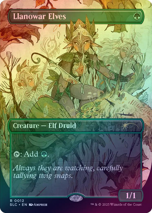 Llanowar Elves - Encyclopedia of Magic (Foil) (SLC)