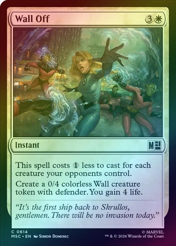 Wall Off (Foil) (MSC)