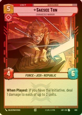 Saesee Tiin - Courageous Warrior - 669 - Uncommon (Foil)