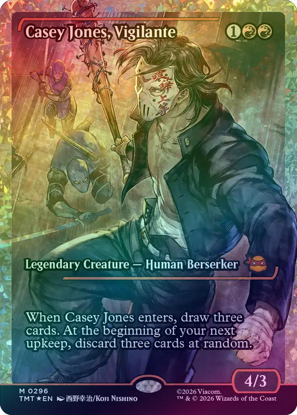 Casey Jones, Vigilante - Japan Showcase (Fracture Foil) (TMT)
