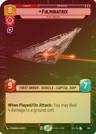Fulminatrix - Fleet Killer (Hyperspace Foil) - 898 - Rare (Foil)