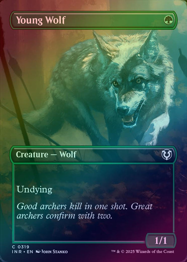 Young Wolf - Borderless (Foil) (INR)