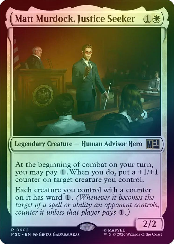 Matt Murdock, Justice Seeker (Foil) (MSC) (Pre-Order)