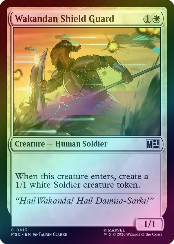 Wakandan Shield Guard (Foil) (MSC)