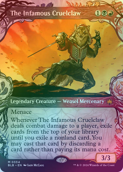 The Infamous Cruelclaw - Woodland Showcase (Foil) (BLB)