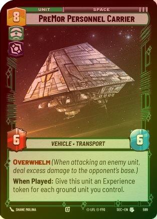 PreMor Personnel Carrier (Foil) - 599 - Uncommon (Foil)