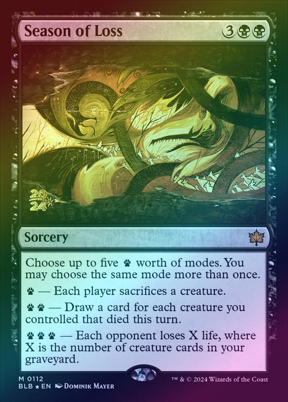 Season of Loss - Prerelease Promo (Foil) (PBLB)