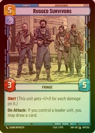 Rugged Survivors - 067/252 - Common (Foil)