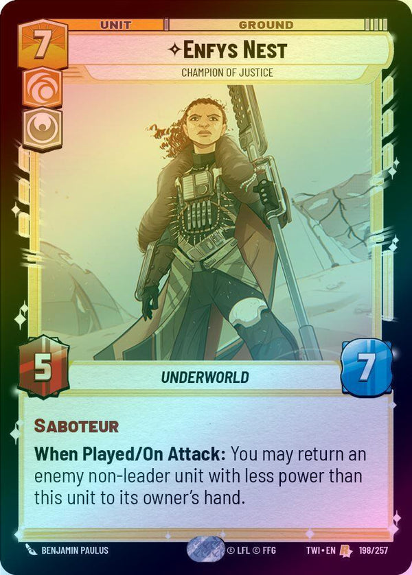 Enfys Nest - Champion of Justice - 198/257 - Rare (Foil)