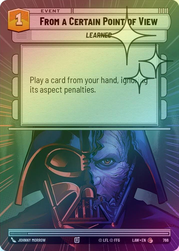 From a Certain Point of View (Hyperspace Foil) - 766 - Common (Foil)