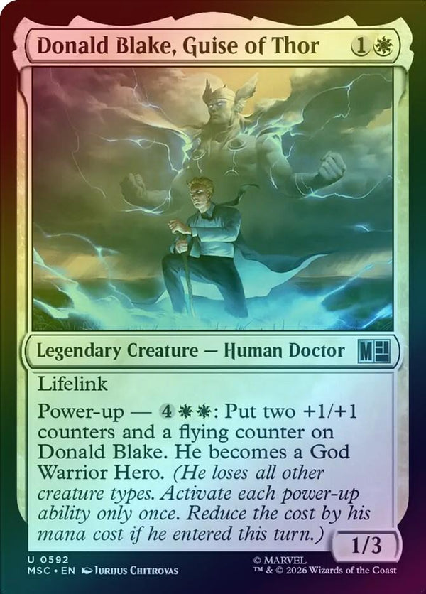Donald Blake, Guise of Thor (Foil) (MSC)