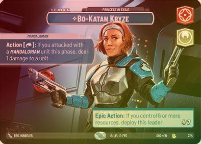 Bo-Katan Kryze - Princess in Exile (Showcase) - 274 - Rare (Foil)