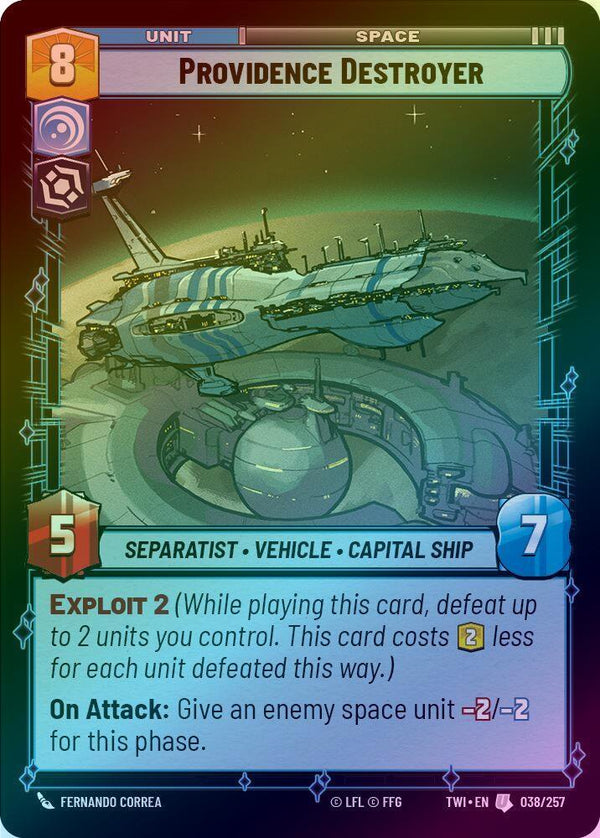 Providence Destroyer - 038/257 - Uncommon (Foil)