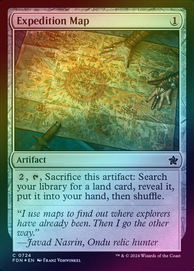 401 Games Canada - Expedition Map (Foil) (FDN) 401 Games Canada - Expedition Map (Foil) (FDN)