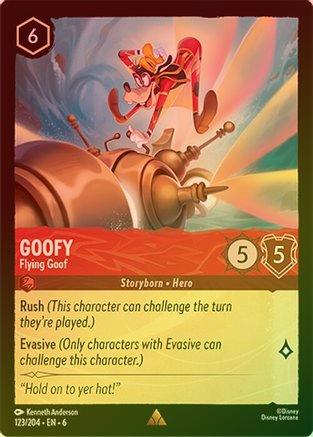 Goofy (Flying Goof) - 123/204 - Rare (Foil)