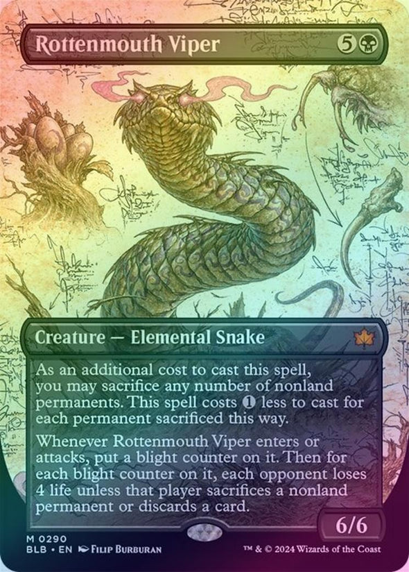 Rottenmouth Viper - Borderless (Foil) (BLB)