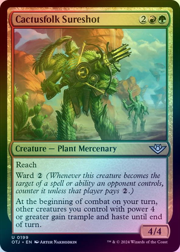 Cactusfolk Sureshot (Foil) (OTJ)