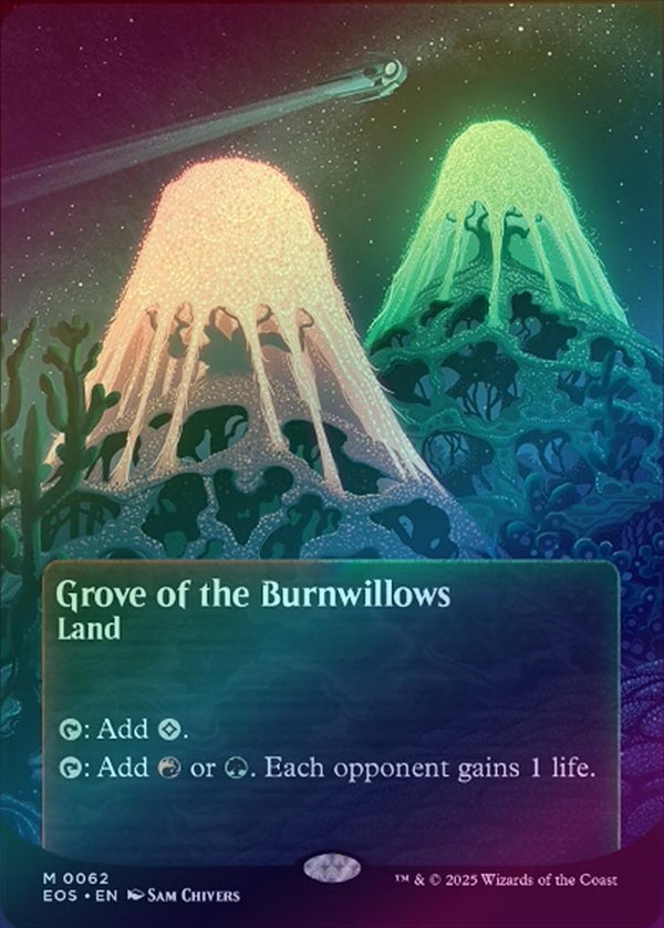 Grove of the Burnwillows - Borderless Poster (Foil) (EOS)