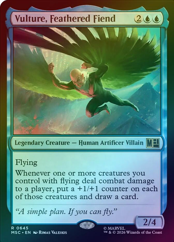 Vulture, Feathered Fiend (Foil) (MSC)