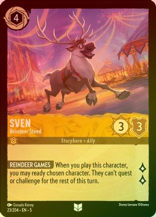 Sven (Reindeer Steed) - 23/204 - Uncommon (Foil)