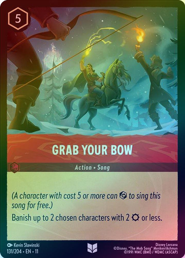 Grab Your Bow - 131/204 - Uncommon (Foil)