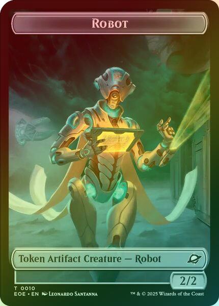 Robot // Drone Token (Foil) (TEOE)