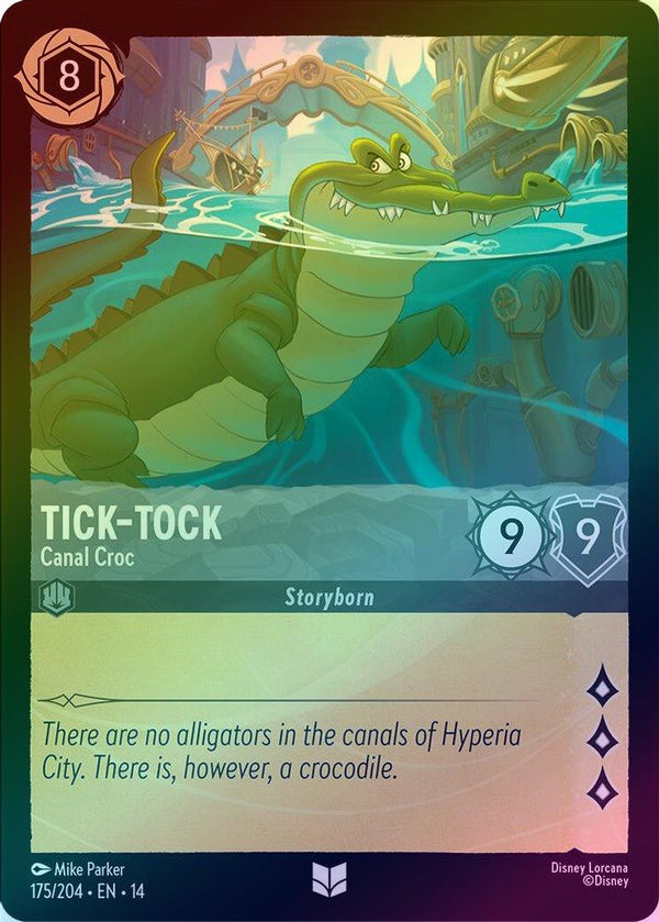 Tick-Tock (Canal Croc) - 175/204 - Uncommon (Foil)