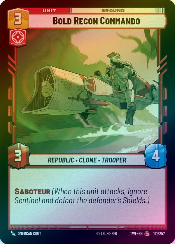 Bold Recon Commando - 161/257 - Common (Foil)
