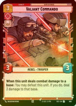 Valiant Commando (Foil) - 660 - Uncommon (Foil)