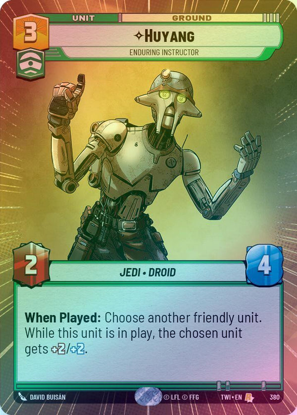 Huyang - Enduring Instructor (Hyperspace) - 380 - Rare (Foil)
