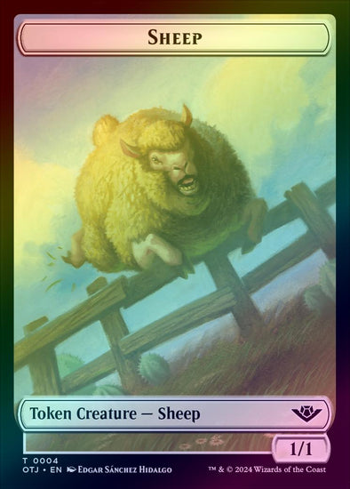 Sheep Token (Foil) (TOTJ)