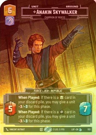 Anakin Skywalker - Champion of Mortis (Prestige Foil) - 1113 - Legendary