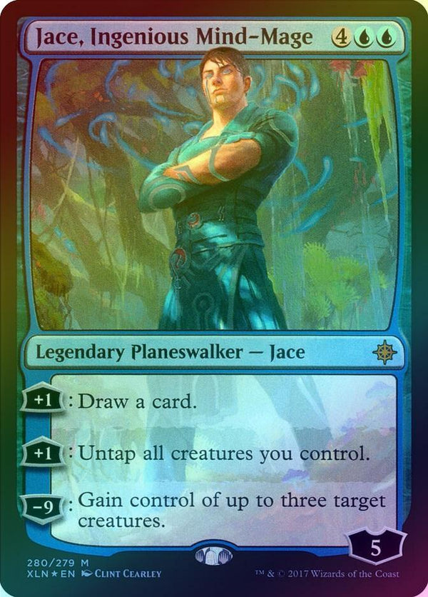 Jace, Ingenious Mind-Mage (Foil) (XLN)