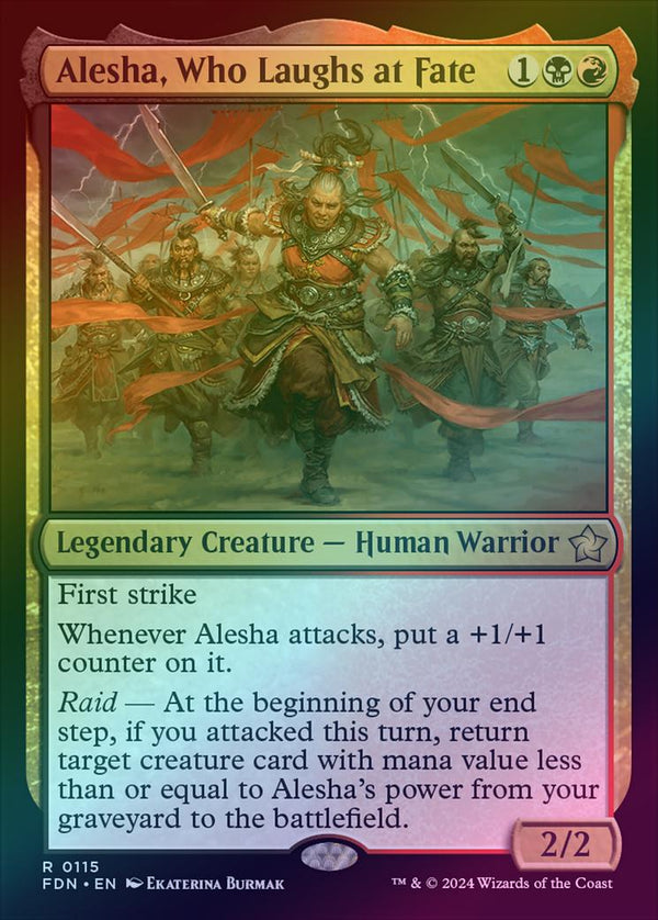 Alesha, Who Laughs at Fate (Foil) (FDN)