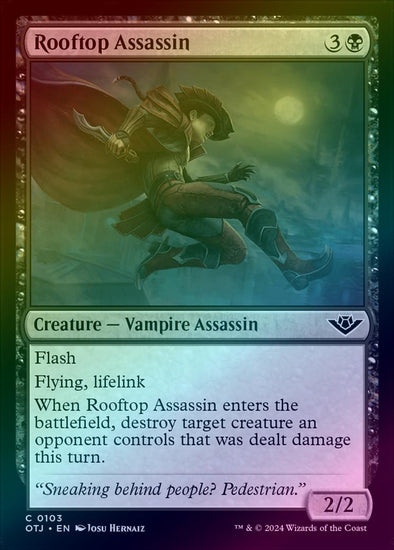 Rooftop Assassin (Foil) (OTJ)