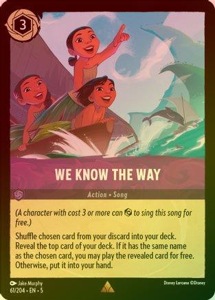 We Know the Way - 61/204 - Rare (Foil)