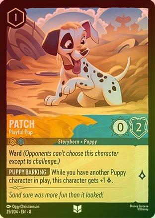 Patch (Playful Pup) - 25/204 - Uncommon (Foil)