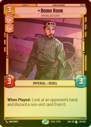 Bodhi Rook - Imperial Defector - 201/252 - Rare (Foil)