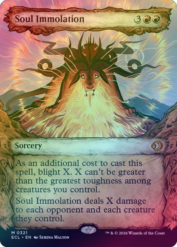 Soul Immolation - Fable Frame Showcase (Foil) (ECL)