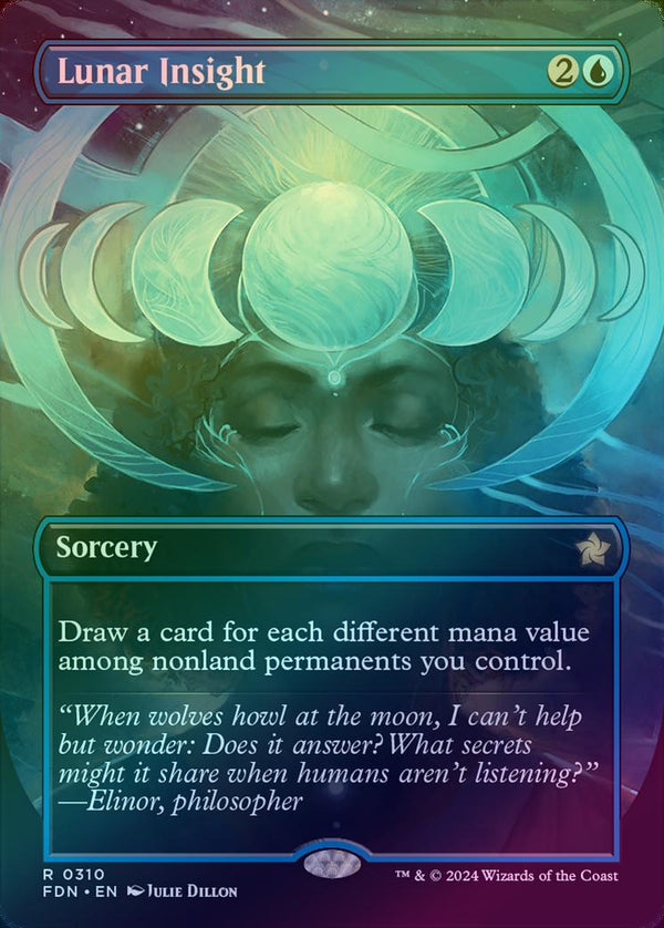 Lunar Insight - Borderless (Foil) (FDN)