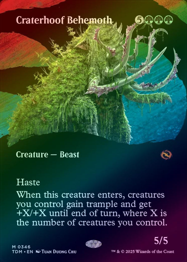 Craterhoof Behemoth - Clan Showcase (Foil) (TDM)