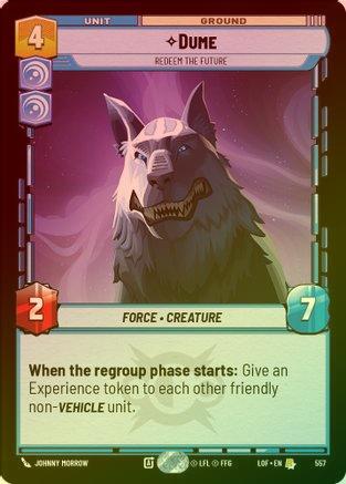 Dume - Redeem the Future - 557 - Rare (Foil)
