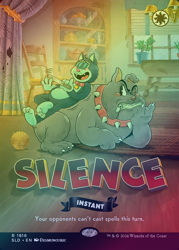 Silence - Twisted Toons (Rainbow Foil) (SLD)