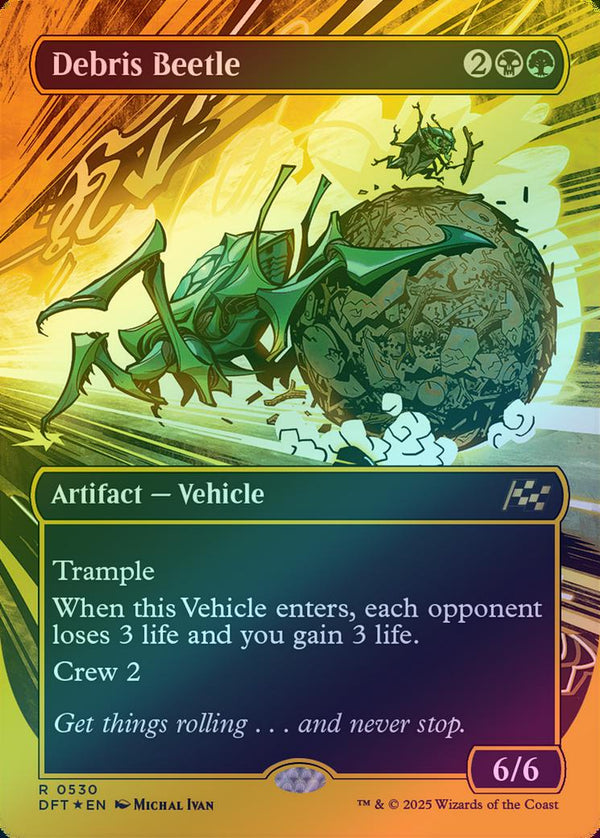 Debris Beetle - Borderless Revved Up (First-Place Foil) (DFT)