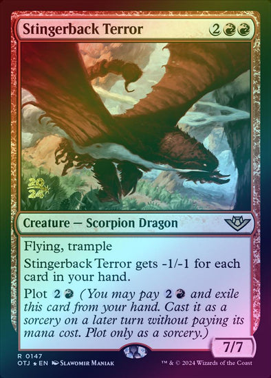 Stingerback Terror - Prerelease Promo (Foil) (POTJ)