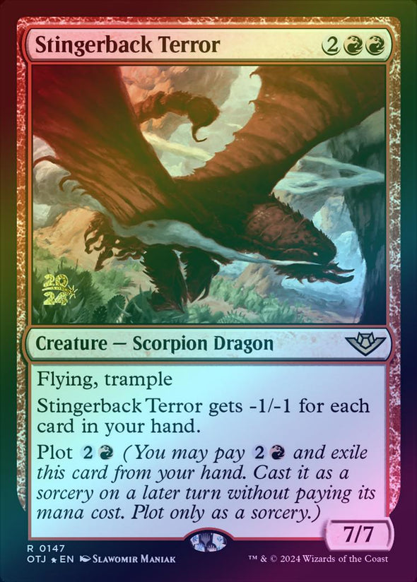 Stingerback Terror - Prerelease Promo (Foil) (POTJ)