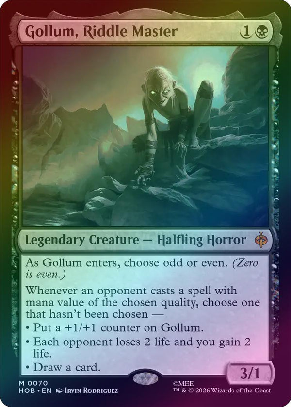 Gollum, Riddle Master (Foil) (HOB) (Pre-Order)