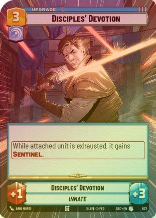 Disciples' Devotion (Hyperspace Foil) - 827 - Uncommon (Foil)