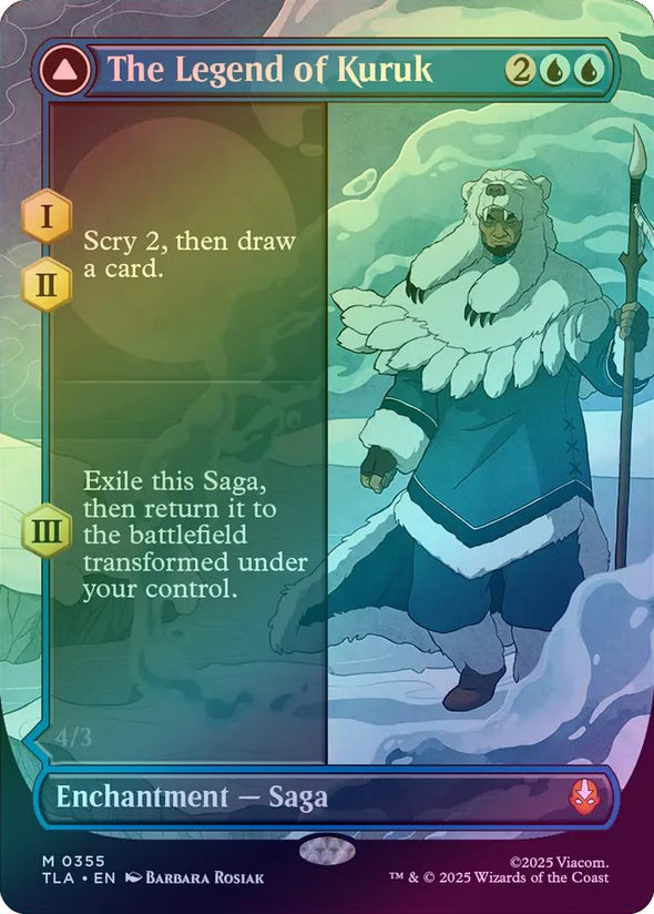 The Legend of Kuruk // Avatar Kuruk - Borderless Saga (Foil) (TLA)